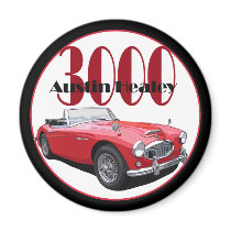 The Austin Healey 3000 Refrigerator Magnet