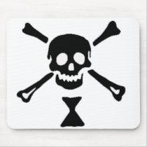 The authentic pirate flag of Emanuel Wynne mousepads
