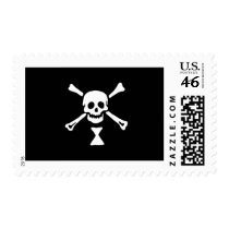 The authentic pirate flag of Emanuel Wynne postage