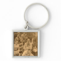 The author Leo Tolstoy with his family Keychains