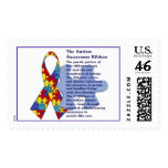 "The Autism Awareness Ribbon" Postage