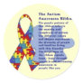 "The Autism Awareness Ribbon" Round Sticker