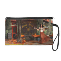 The Autumn Roast Cafe Wristlet Clutch