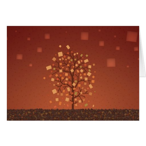 The Autumn Tree Greeting Card
