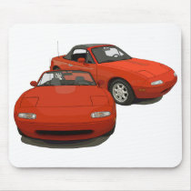 The Avenue Art Red Sports Car mousepads