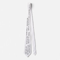 The Average Male Reponse Necktie