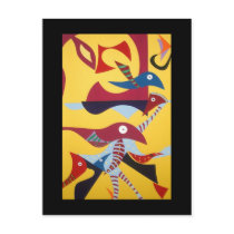 'THE AVIARY' POSTCARD