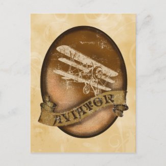 The Aviator postcard