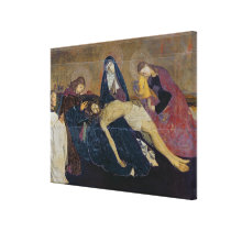 The Avignon Pieta, 1450-60 Stretched Canvas Print