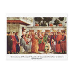 raising, son, teophilus, st., peter, enthroned,
