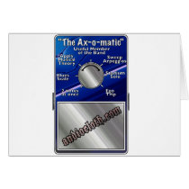 The Axomatic Guitar FX Pedal cards by audiocloth The Axomatic Guitar FX Pedal cards
