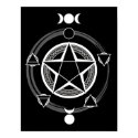 The Azodnem (Dark) Pentacle Print