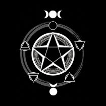 The Azodnem (Dark) Pentacle Print posters
