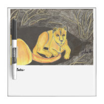 The Baby Lion Dry Erase Board by Julia Hanna dry erase boards