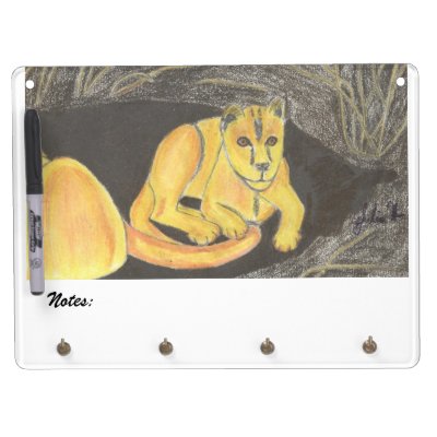 The Baby Lion Dry Erase Board by Julia Hanna