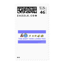 The Baby Tank Loves You postage