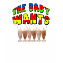 The Baby Wants Ice Cream Maternity T-shirt by maternitytshirts The Baby Wants Ice Cream Maternity T-shirt