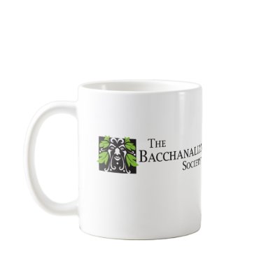 The Bacchanalian Society White Coffee Mug by bachstore