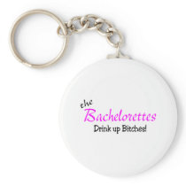 The Bachelorettes (Drink up Pink) Keychain