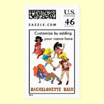 "The Bachelorettes" stamps