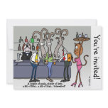 The bachelor's party invitations