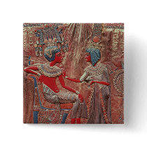 The back of the throne of Tutankhamun Button