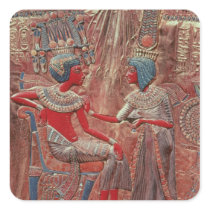 The back of the throne of Tutankhamun Stickers