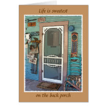 "The Back Porch" cards