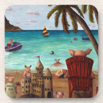 The Bacon Shortage cork coasters