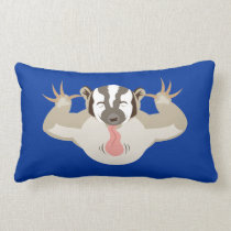 The Badgering Badger_blue_Classics pillows