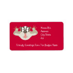 The Badgering Badger_Friendly Greetings label