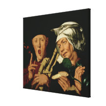 The Bagpiper Gallery Wrapped Canvas