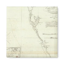 The Bahama Banks and Gulf of Florida West sheet Refrigerator Magnet