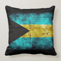 The Bahamas Flag Throw Pillow