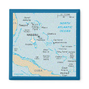 The Bahamas Map Magnet magnet