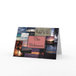 The Bahamas wedding invitation cards