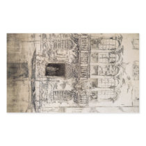The Balcony by James Abbott McNeill Whistler Rectangular Sticker