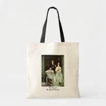 The Balcony By Manet Edouard Canvas Bags