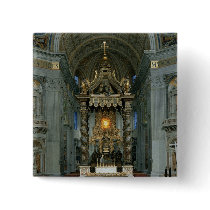 The Baldacchino, the high altar and the chair Buttons