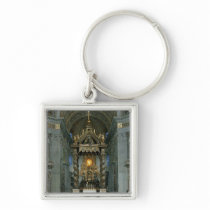 The Baldacchino, the high altar and the chair Key Chains