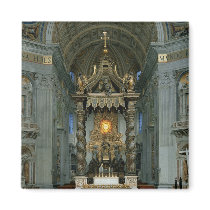 The Baldacchino, the high altar and the chair Magnets
