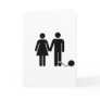The "Ball and Chained" groom Greeting Cards