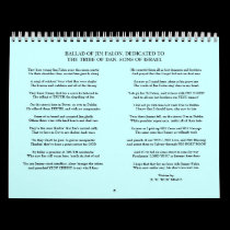 THE BALLAD OF JIM FALON calendars by georgemeyer THE BALLAD OF JIM FALON calendars