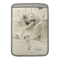 The Ballet Dancer, Toulouse-Lautrec MacBook Air Sleeves at Zazzle