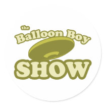 The Balloon Boy Show, Adventures of Falcon Round Stickers
