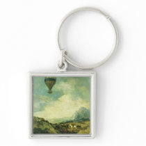The Balloon or, The Ascent of the ntgolfier Keychain