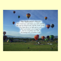 The Balloonist's Prayer Poster posters