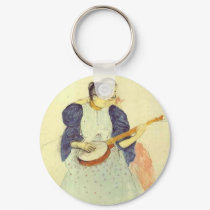 The Banjo Lesson, Mary Cassatt keychains