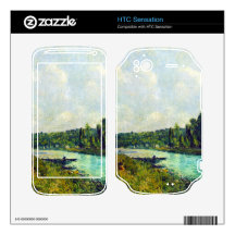 The banks of the Oise by Alfred Sisley Skins For HTC Sensation