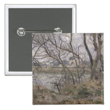 The Banks of the Oise Pinback Buttons